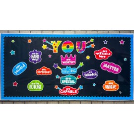 Sproutbrite Classroom Must Have Bulletin Board Signs for Decorating Classrooms Decorations & Decor (Bright Affirmations)