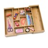Lipper International 8882 Bamboo Wood Expandable to 18-3/4" Flatware Drawer
