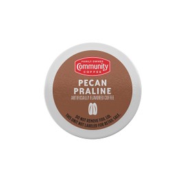 Community Coffee Pecan Praline Flavored 36 Count Coffee Pods, Medium Roast, Compatible with Keurig 2.0 K-Cup Brewers, 36 Count (Pack of 1)