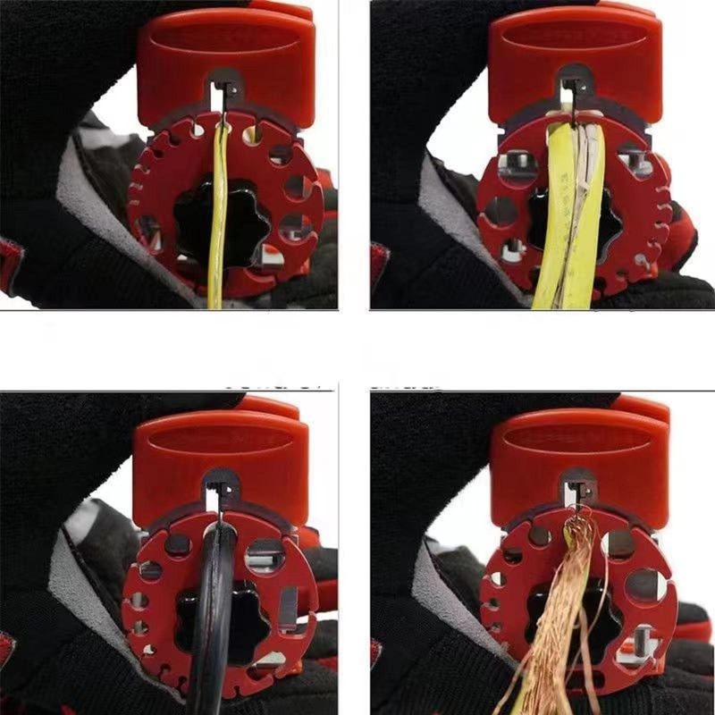 Peeler Tool Cable Stripper with 10 Replacement Blades for Copper