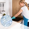OIIKI 24 Pcs Kitchen Sink Rack Rubber Feet, Including 12pcs