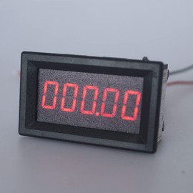 Taidacent High Precision 5 Digit Amp Meter DC 0.0000-3.0000A Ammeter Digital Display mA Digital Ammeter 0.36 Inch Red LED Display