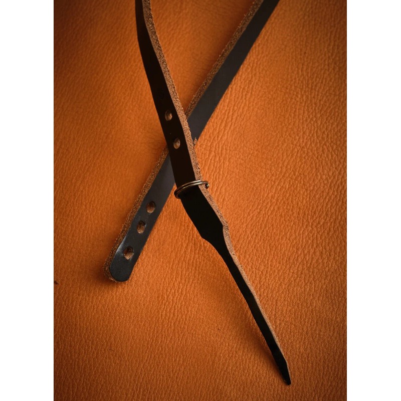 CK Mike handcrafted Horween Chromexel slim quick-release camera wrist strap