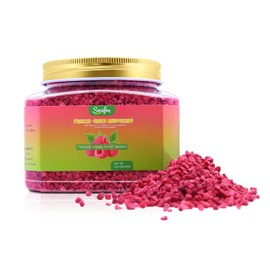 Freeze Dried Raspberry Pieces, Dried Raspberries, Freeze Dried Fruit, No Sugar Added, Freeze Dried Fruit Snacks for Baking, Garnishing, Cakes, Chips, Beverages, Yogurt, Cereal