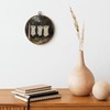 TLESKE Fall Halloween Ghost Clothesline Round Wall Art Decor Framed