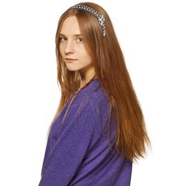 Rhinestone Headband Girls Headbands Sparkly Silver Crystal Crown Tiara for Women Wedding Bridal Hairband Luxury Princess Headwear Ladies 4006