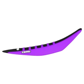 Enjoy MFG 1996-2001 Yamaha YZ 125/250 Seat Cover PURPLE SIDE / BLACK TOP / PURPLE RIBS #75
