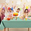WenYa Polka Dot Tablecloth Wipe Clean Table Cloth Wipeable PVC