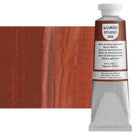 LUKAS Studio Professional Oil Color Paint High Pigment Professional Artist Paint - 37 ml Tube - Burnt Sienna