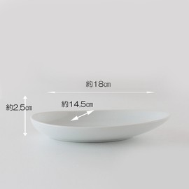 Hasamiyaki CtoC Japan Serving Plate, L K Shape, Set of 3, W 7.1 x D 5.7 x H 1.0 inches (18 x 14.5 x 2.5 cm)