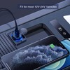 Nilight Quick USB Outlet Socket 12V 24V Dual USBs Connector