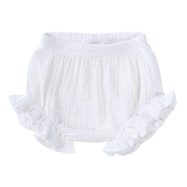 MYGBCPJS 3 Pack Baby Ruffle Bloomers Shorts Toddler Boys Girls Cotton Linen Diaper Cover Infant Comfy Panty