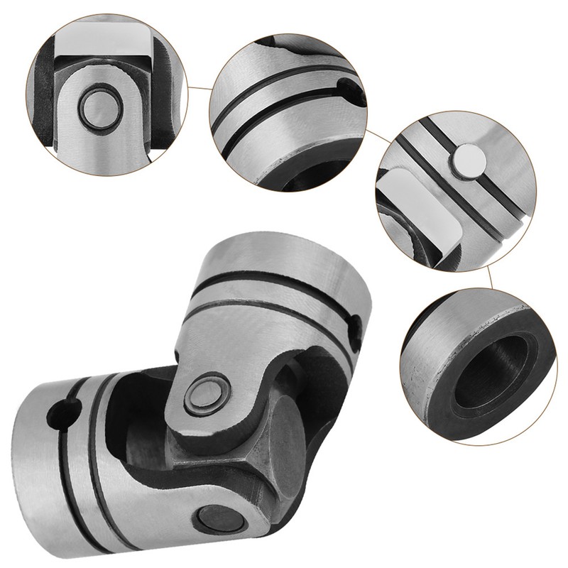 12mm Dia Shaft Coupling Motor Connector Steel Universal Joint 12×23×52mm