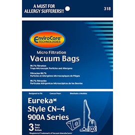 EnviroCare Replacement Vacuum Cleaner Dust Bags Made to Fit Eureka 900A PowerForce Micro Filtration CN 4 3 Bags