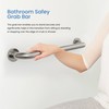 KIBI 12 Inch Stainless Steel Bathroom Safety Grab Bar |