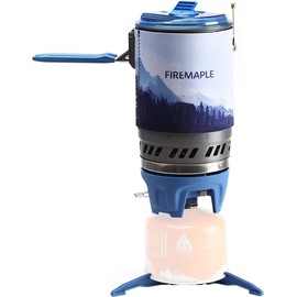 Fire Maple Star X5 Camping Pot Backpacking Pot Cooking System for Camping Hiking (Blue)