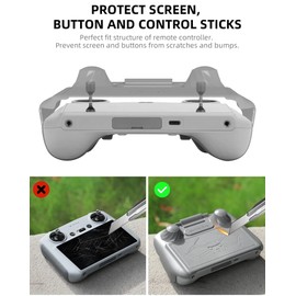 BTG 2 in 1 Controller Protector & Sunhood for DJI RC Remote Control of DJI Mini 3/ Mini 3 Pro Remote Control Sunshade Hood Accessories
