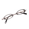 [Henghao] 老眼鏡 ブルーライトカット レトロ メタルフレーム 軽量老眼鏡 おしゃれリーディンググラス シニアグラス H6018 (ブラック,