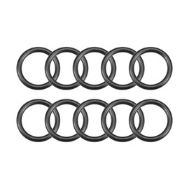 TA-VIGOR 10Pcs Nitrile Rubber O-Rings, 19mm OD 14mm ID 2.5mm Width Rubber Washers Spacer O-Rings Gasket kit, Metric Sealing Gasket for Hose, Faucet, Automotive, Plumbing