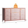 Jojoka Chest of 10 Drawers for 55'' TV Stand Dresser
