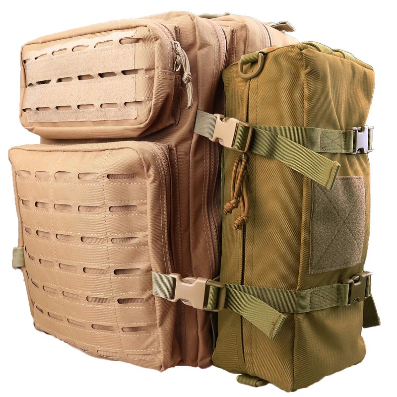 JETEDC Molle Bag, Survival Game Bag, Backpack, Survival Games, Fishing,