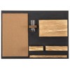 MyGift 25 x 19 Inch Wall Mounted Dual Tone Solid