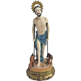San Lázaro 12"  Lazarus of Bethany Resin Religious Figure