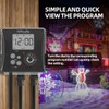 TiFFCOFiO New Digital Outdoor Timer Waterproof, Dial Programmable Method, Outdoor