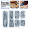 STUHAD STUHAD 400pcs Hardware Nails Assortment Kit, Picture Hanging Nails,