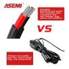 ASEMI LED Light Bar Wiring Harness Kit 2 Leads 20AWG
