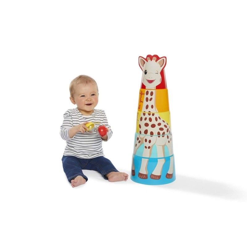 Sophie Giraffe Riesen-Turm - erstes Spielzeug