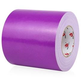 BOMEI PACK 6" Purple Duct Tape Heavy Duty,6 Inch x 60 Yards Purple Wide Rol Tape,Strong Strength,Flexible,No Residue,Waterproof and Tear by Hand,Multi-Use for Indoor & Outdoor Repairs