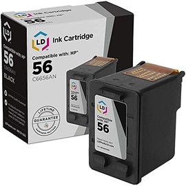 LD Remanufactured Ink Cartridge Replacement for HP 56 C6656AN (Black)