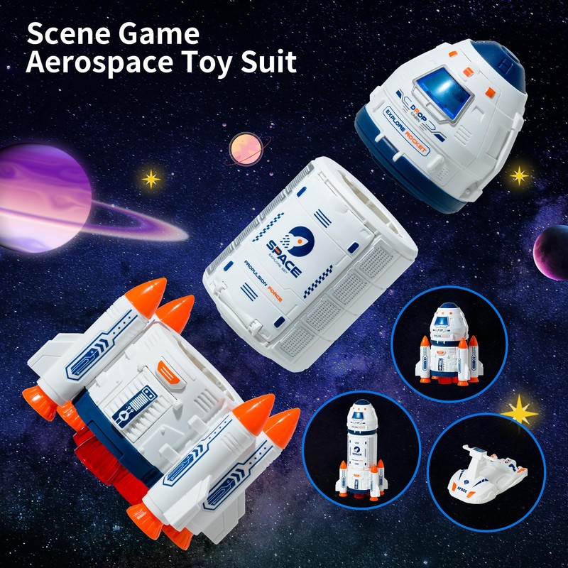 Wbzle |Concentration|Focus| Rocket Toys |Rocket Ship ToyEducational|Concentration|Learning| Rocket FunSpace Gifts