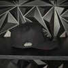Poker plate SnapBack hat-black/red