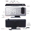 LED Digital Alarm Clock with Temperature and Humidity Display Desktop