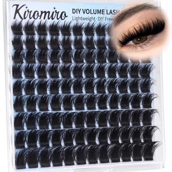 Fluff Lash Clusters with Spikes 12-20mm Volume Lash Clusters Wispy