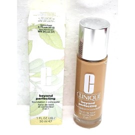 CLINIQUE BEYOND PERFECTING 1 oz WN 24 CORK FOUNDATION+CON