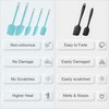 Premium Silicone Spatula Set, JXWING Flexible Heat Resistant Non-slip Handle