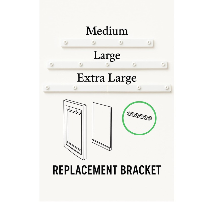 Replacement Bracket for PetSafe Dog Door Replacement Flaps - Dog