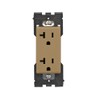 Leviton Renu RER20-WC Tamper-Resistant Outlet, 20A-125VAC (Warm Caramel)