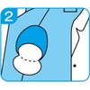 Cotton Lab Sweat-Absorbing Pads Silver Ion White 40 Sheets ×