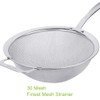 Tiawudi 9" Large Mesh Strainer, Stainless Steel 18/8 Extra Fine