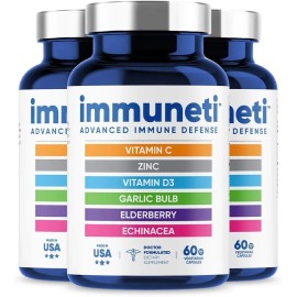 Immuneti - Advanced Immune Defense, 6-in-1 Powerful Blend of Vitamin C, Vitamin