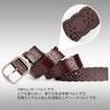 Jasgood Genuine Leather Belt, Women's Belt, Cowhide Leather, Lightweight, Soft,
