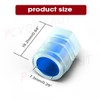 PCVBMLAUT Fluorescent Tire Valve Stem Caps, 8 PCS Blue Universal