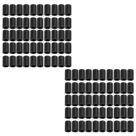 100Pcs/Set RC120 Silicone Mountain Road Bicycle Frame Protective Cover Bike Sleeve Cable Line Tube Protector Noire