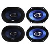 Pyle PL683BL 6x8" 720 Watt 3-Way Car Coaxial Audio Speakers
