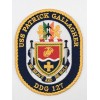 Ship's crest patch of USS PATRICK GALLAGHER (DDG 127)