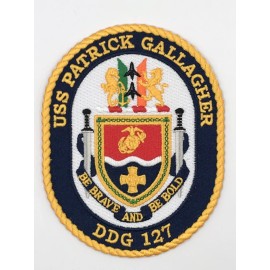 Ship's crest patch of USS PATRICK GALLAGHER (DDG 127)